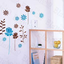 Pleasant Flourish - Wall Decals Stickers Appliques Home Decor