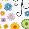 Flower Decor-5 - Wall Decals Stickers Appliques Home Decor