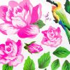 Outstanding Flowers - Wall Decals Stickers Appliques Home Decor