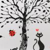 Love Under The Tree - Large Wall Decals Stickers Appliques Home Decor