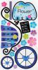 Flower & Bike - Wall Decals Stickers Appliques Home Decor