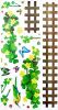 Green Fence 2 - Wall Decals Stickers Appliques Home Decor