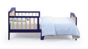 Twain Toddler Bed Blue/Natural