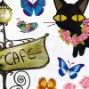 Kitty Couple - Wall Decals Stickers Appliques Home Decor