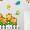 Sunflowers & Bees - Large Wall Decals Stickers Appliques Home Decor