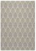 Foliage White; Neutral Indoor / Outdoor Polypropylene Area Rug 8x10