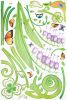 Butterflies and Ivy - X-Large Wall Decals Stickers Appliques Home Decor