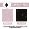 Glow in The Dark/Luminous Blackout Curtain for Room; Grommet Darkening Window Drapes; Kitty; 2 Panels Per Pair